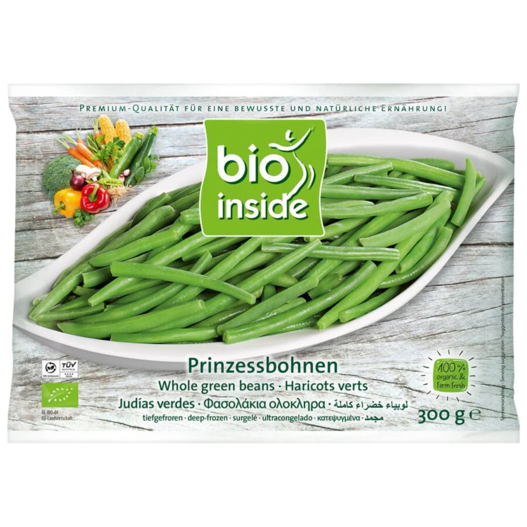 BIO INSIDE Fasolka zielona mrożona bezglutenowa BIO 300 g