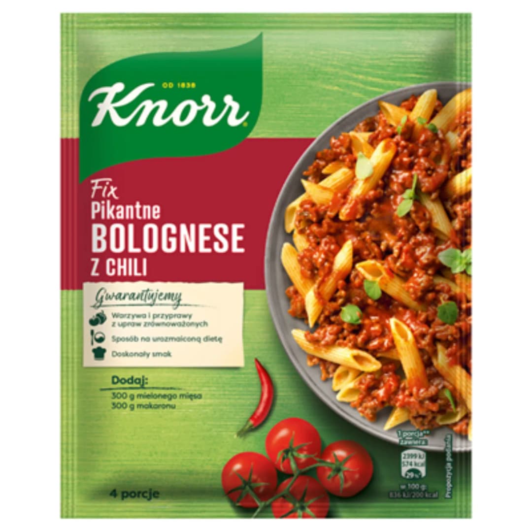 KNORR FIX Pikantne bolognese z chili 46 g
