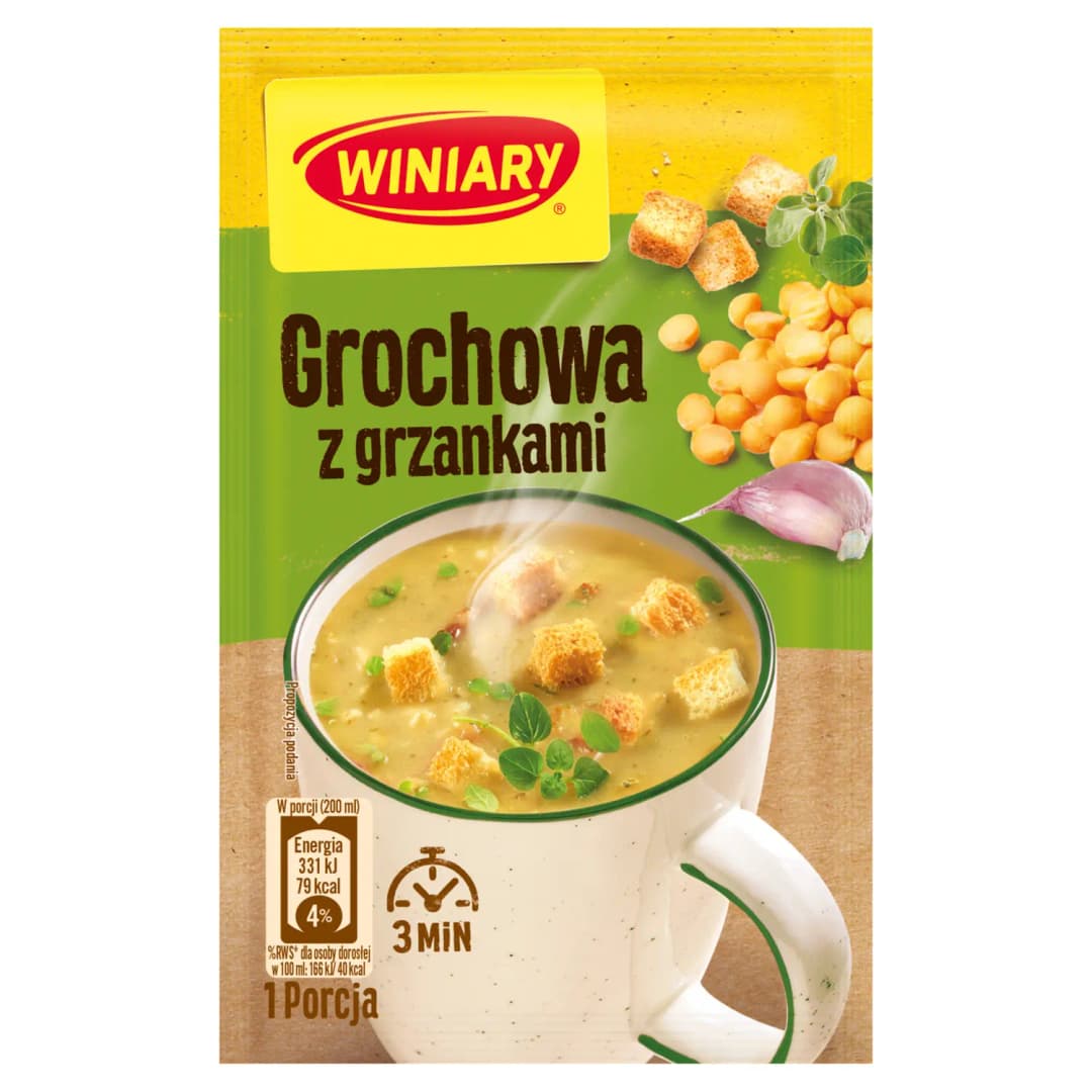 WINIARY Zupa grochowa z grzankami 22 g