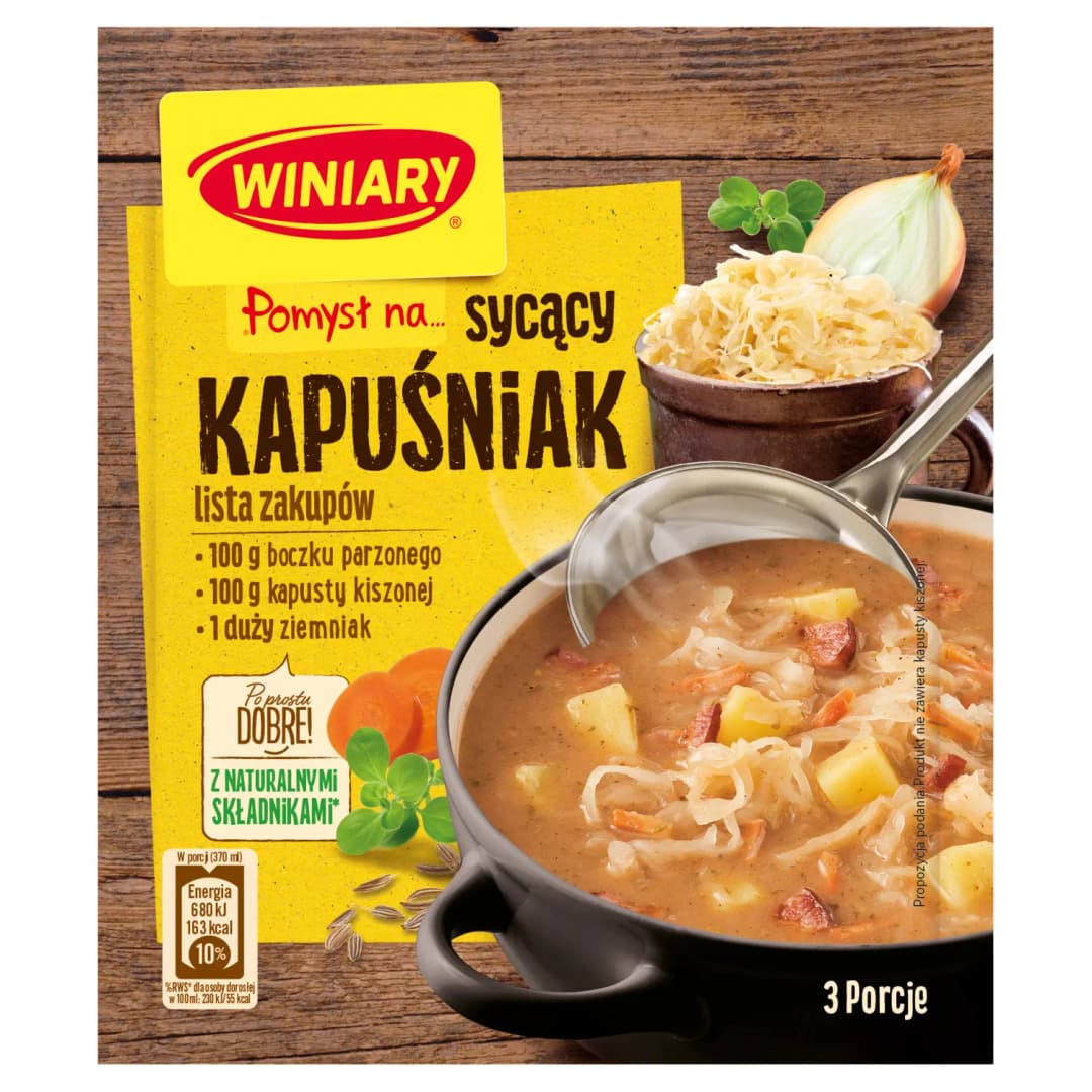 WINIARY POMYSŁ NA... Kapuśniak sycący 42 g