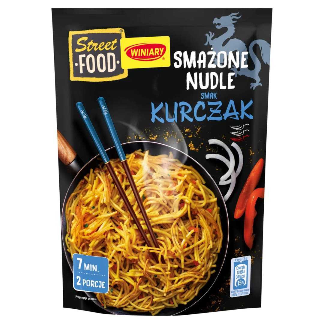 WINIARY Nudle smażone smak kurczak Street Food 121 g