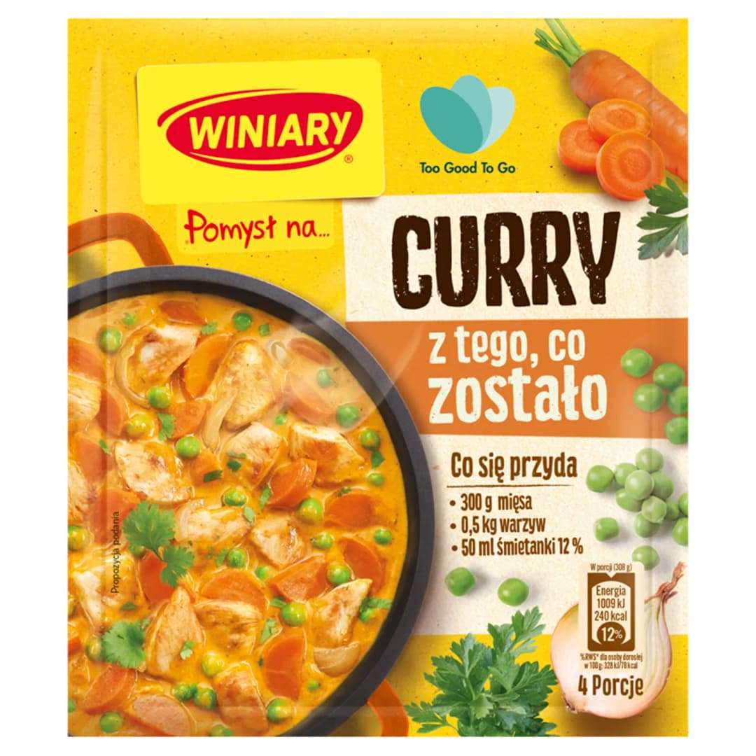WINIARY POMYSŁ NA... Curry z tego co zostało 30 g