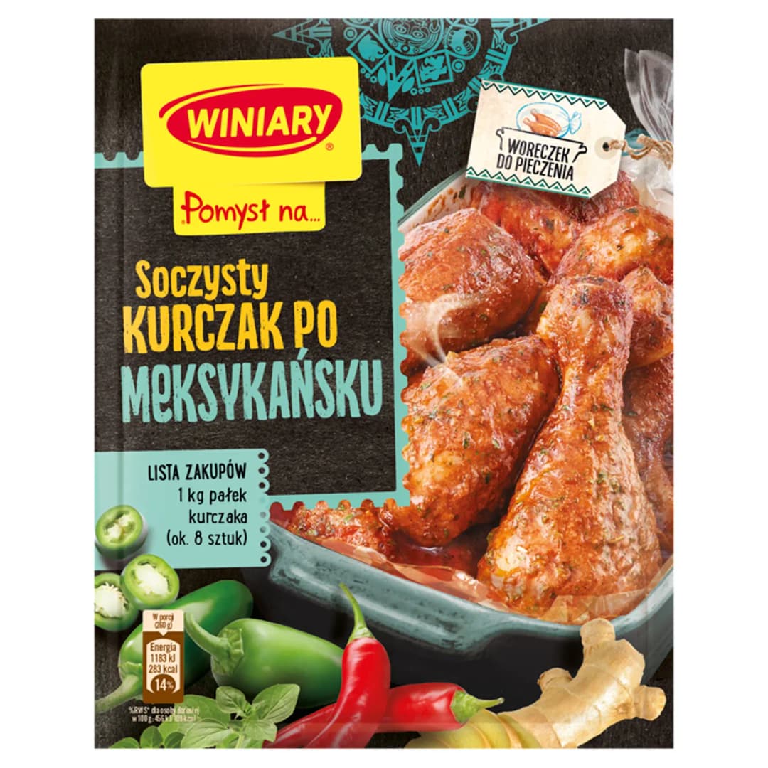 WINIARY POMYSŁ NA... Soczysty kurczak po meksykańsku 38 g