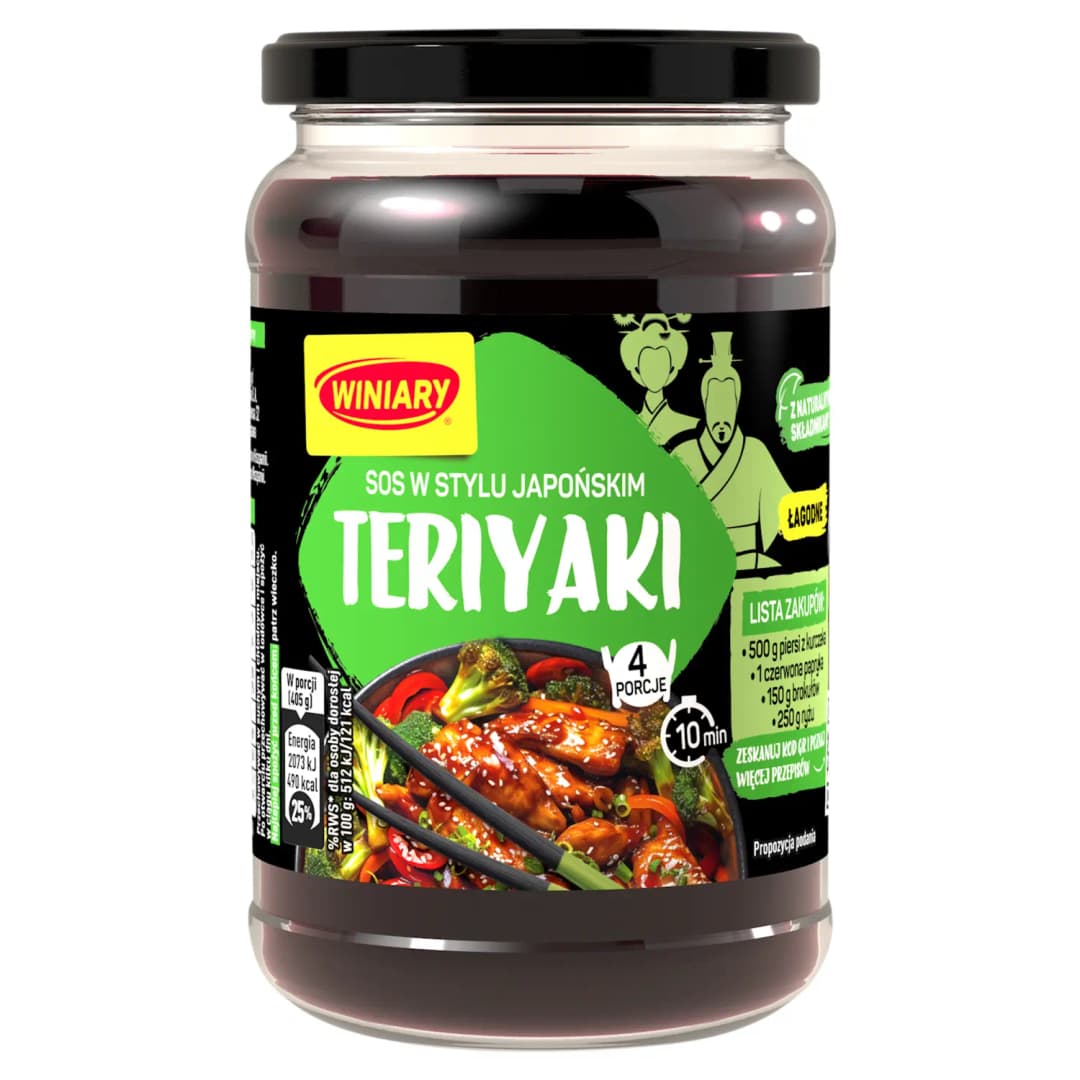 WINIARY Sos w stylu japońskim teriyaki 355 g