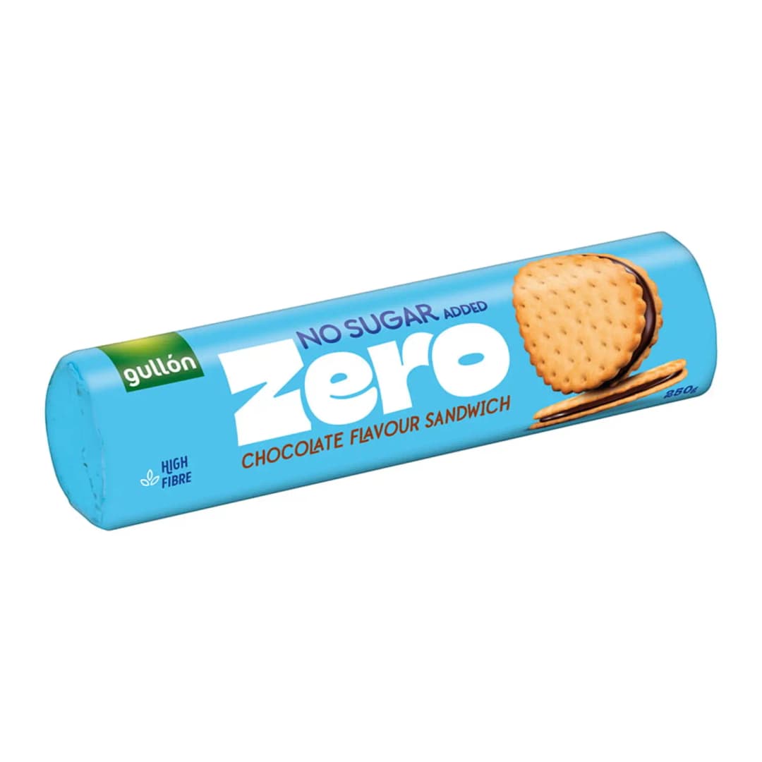 GULLON Markizy z nadzieniem kakaowym bez dodatku cukru 250 g