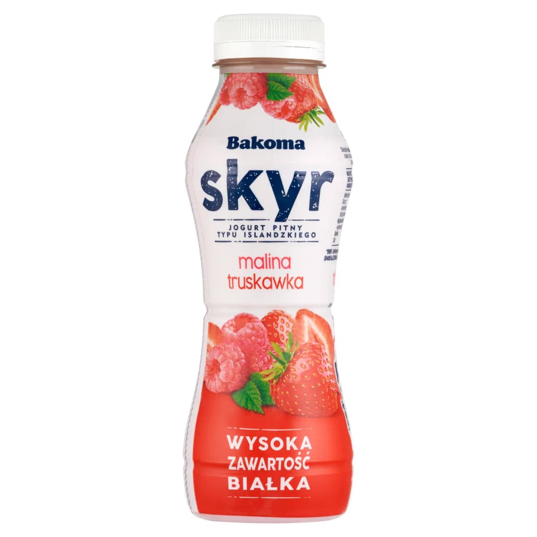 BAKOMA Skyr pitny malina-truskawka 300 g