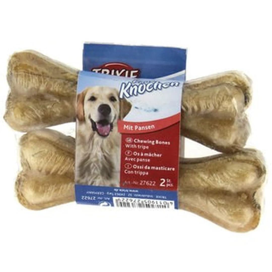 TRIXIE Przysmak dla psa kość prasowana ze żwaczem 10 cm 2 x 35 g