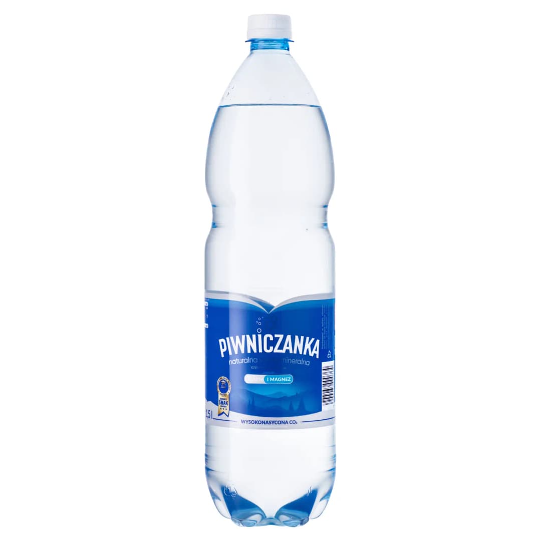 PIWNICZANKA Woda mineralna naturalna wysokonasycona CO2 1500 ml