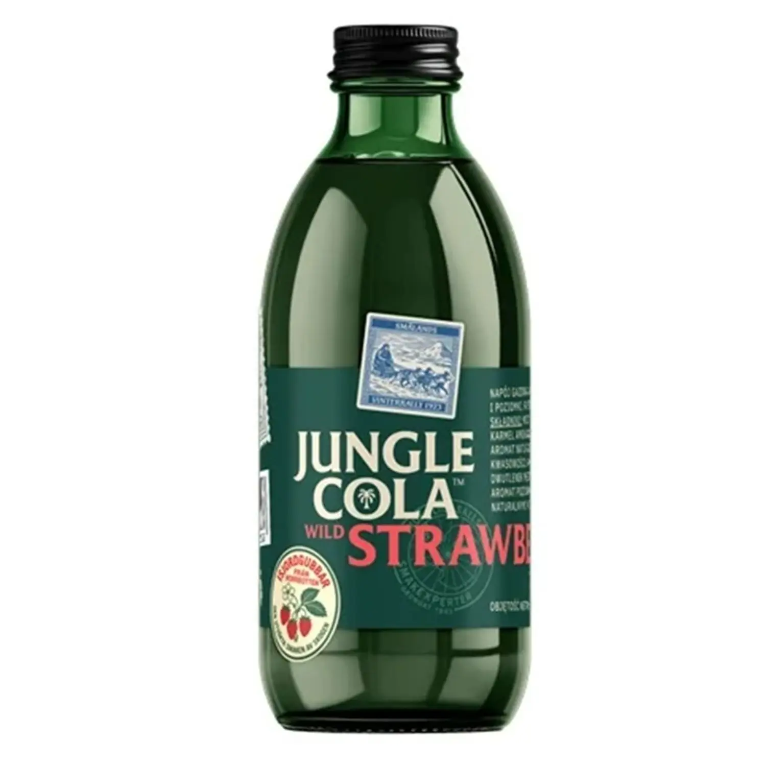 JUNGLE COLA Napój gazowany Cola Poziomka 330 ml