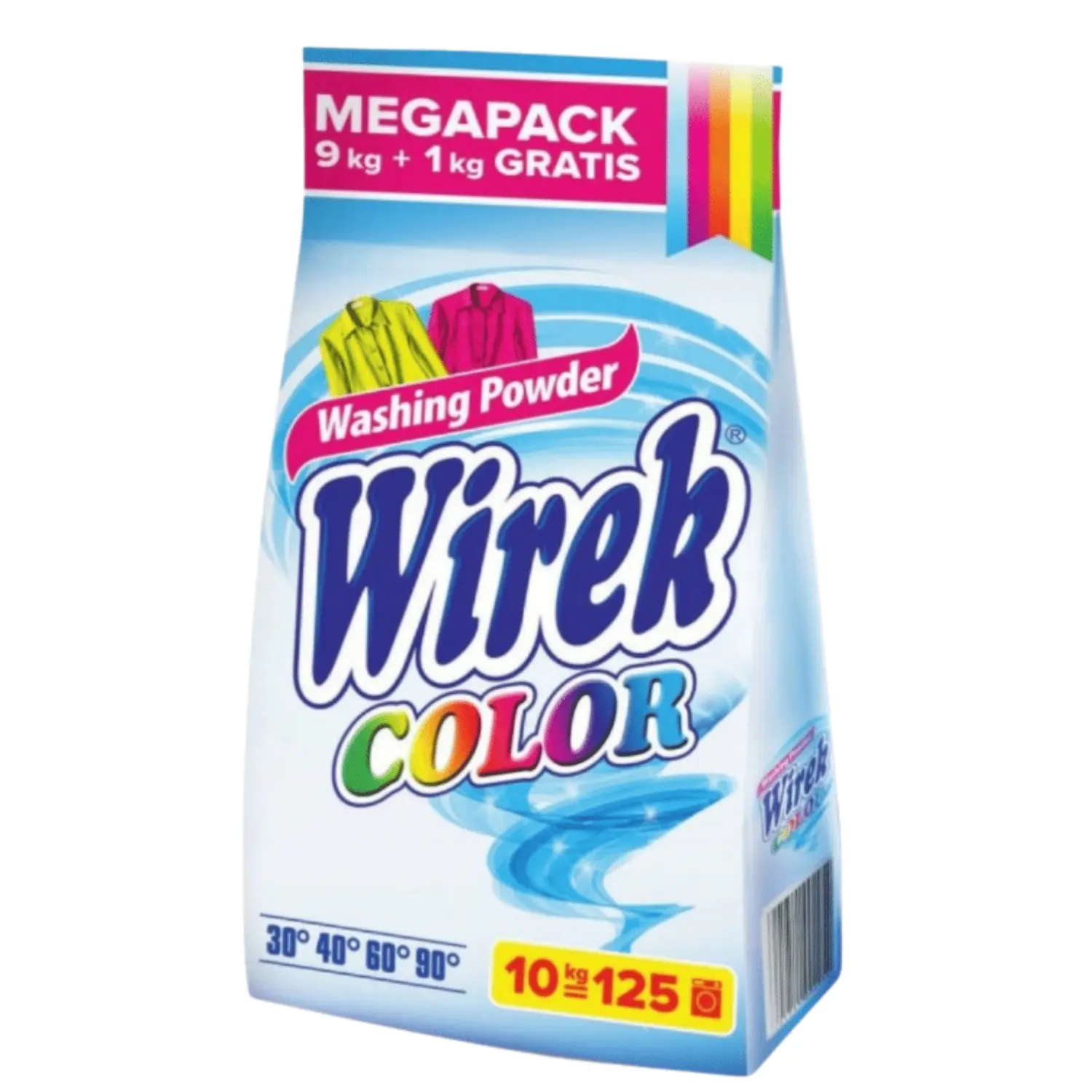 WIREK Proszek do prania tkanin kolorowych 10000 g