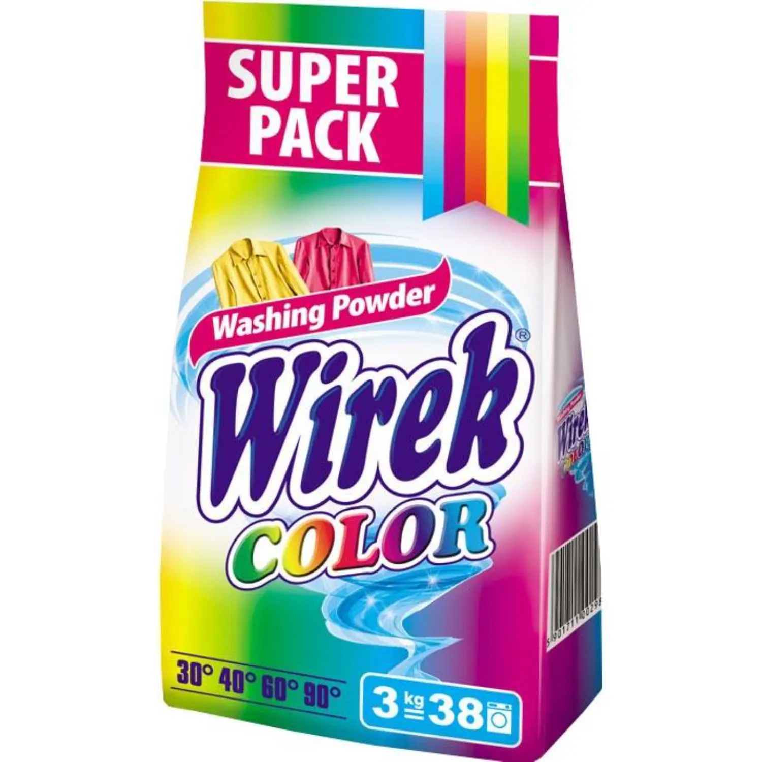 WIREK Proszek do prania tkanin kolorowych 3000 g