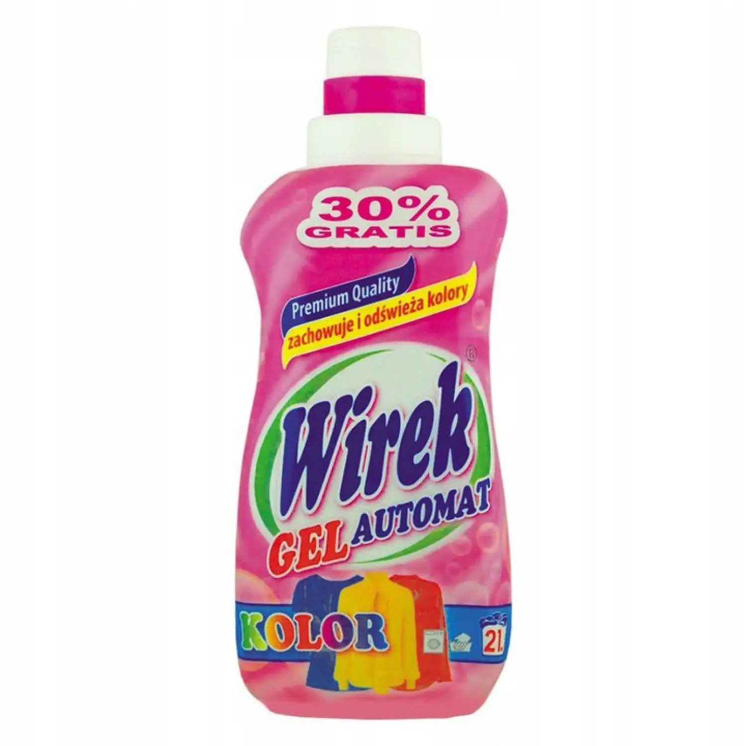 WIREK Żel do prania tkanin kolorowych Automat 1000 ml