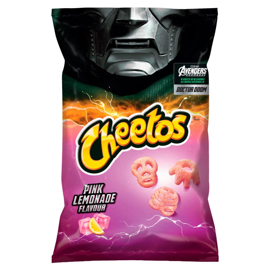 CHEETOS Chrupki kukurydziane o smaku malinowej lemoniady 85 g