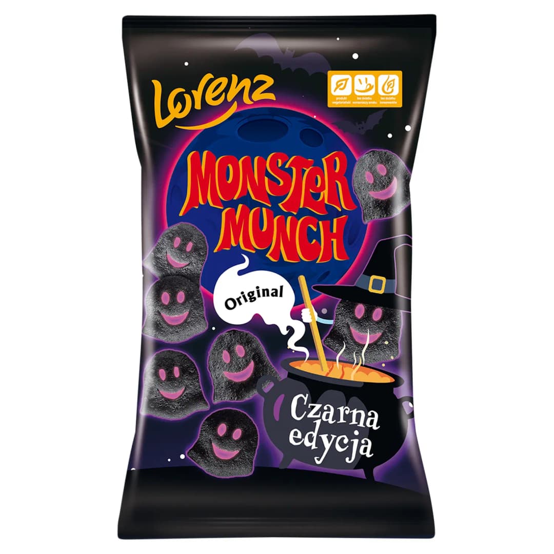 MONSTER MUNCH Chrupki ziemniaczane Original Czarna edycja 100 g