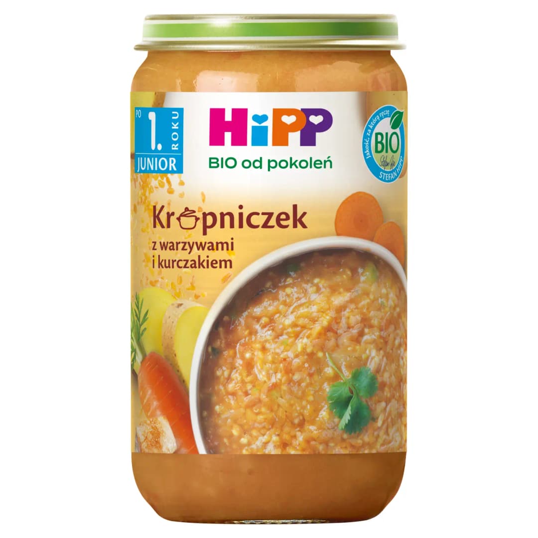 HIPP Krupniczek z warzywami i kurczakiem BIO 250 g