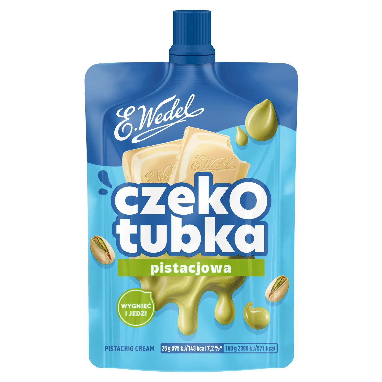 E. WEDEL Krem pistacjowy Czekotubka 50 g