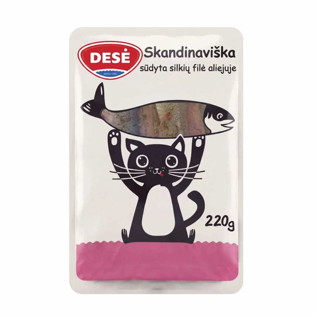 DESE Filety śledziowe w oleju skandynawskie 220 g