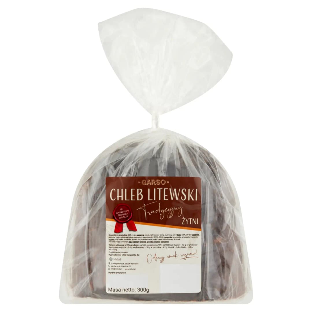GARSO Chleb litewski klasyczny 300 g