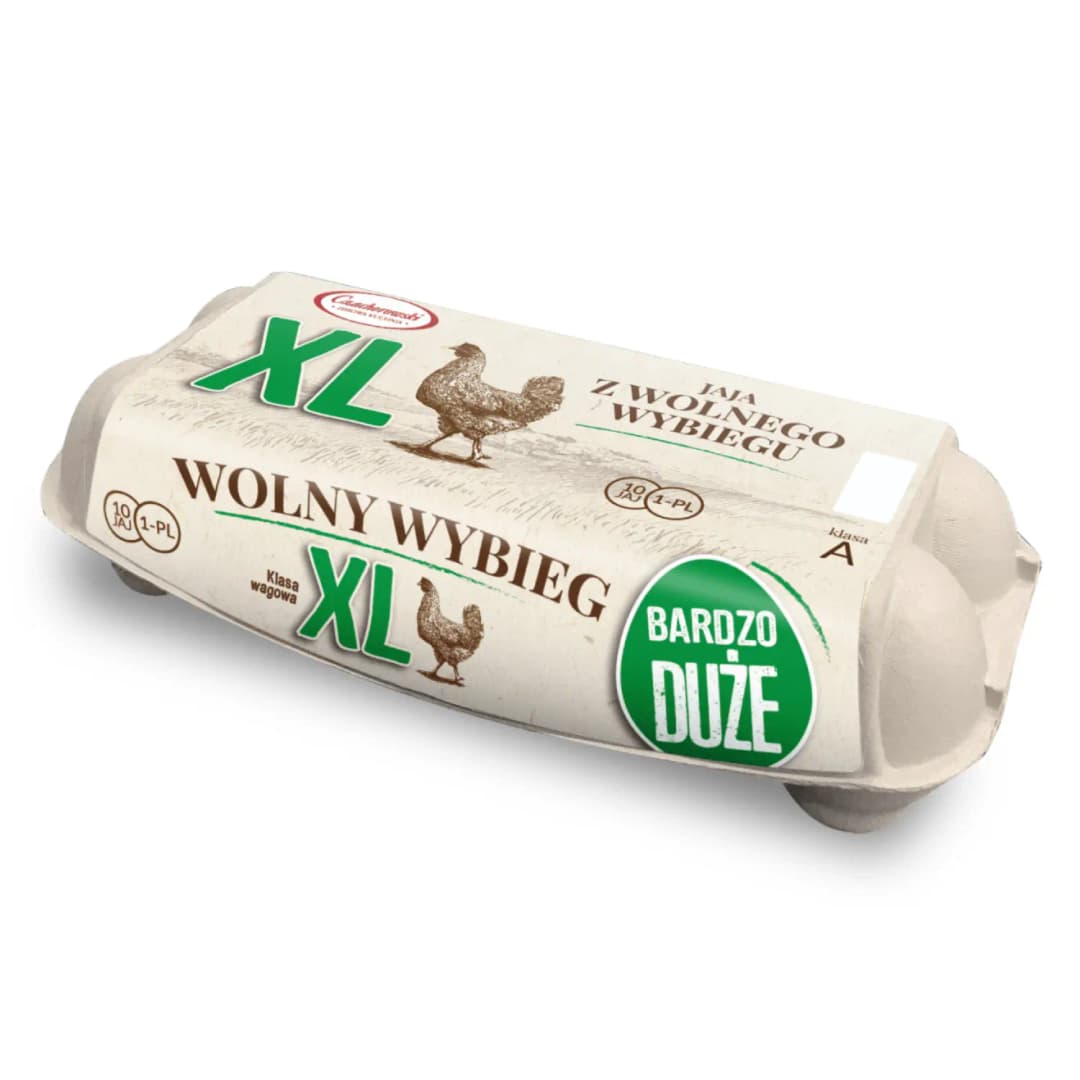 CZACHOROWSKI Jaja z wolnego wybiegu (rozmiar XL) 10 szt.