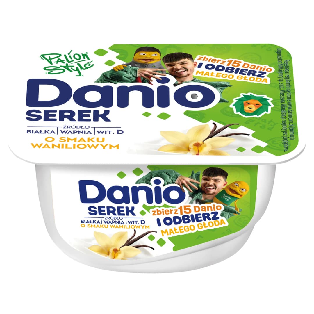 DANONE DANIO Serek homogenizowany o smaku waniliowym 150 g