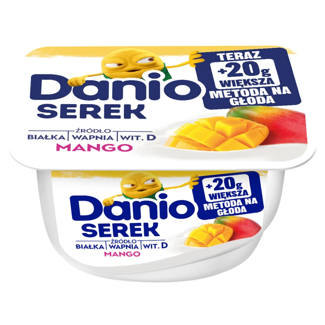 DANONE DANIO Serek homogenizowany mango 150 g