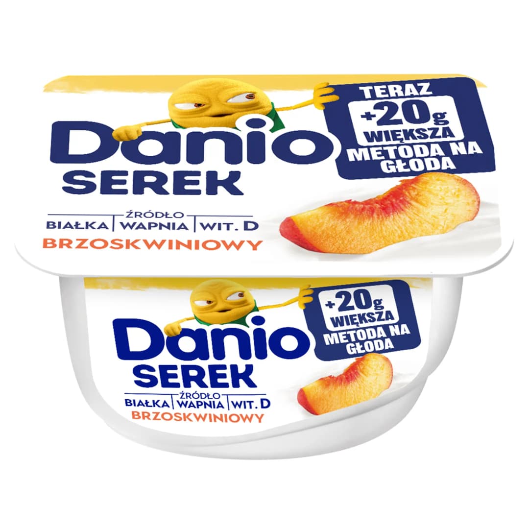 DANONE DANIO Serek homogenizowany brzoskwiniowy 150 g