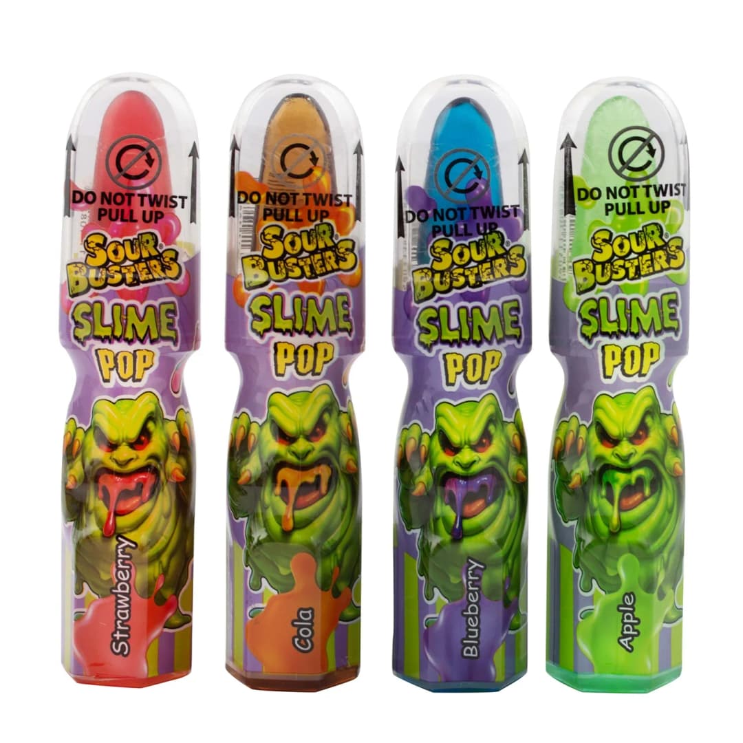 SWEET AND FUN Lizak z kwaśnym żelem Halloween 60 g