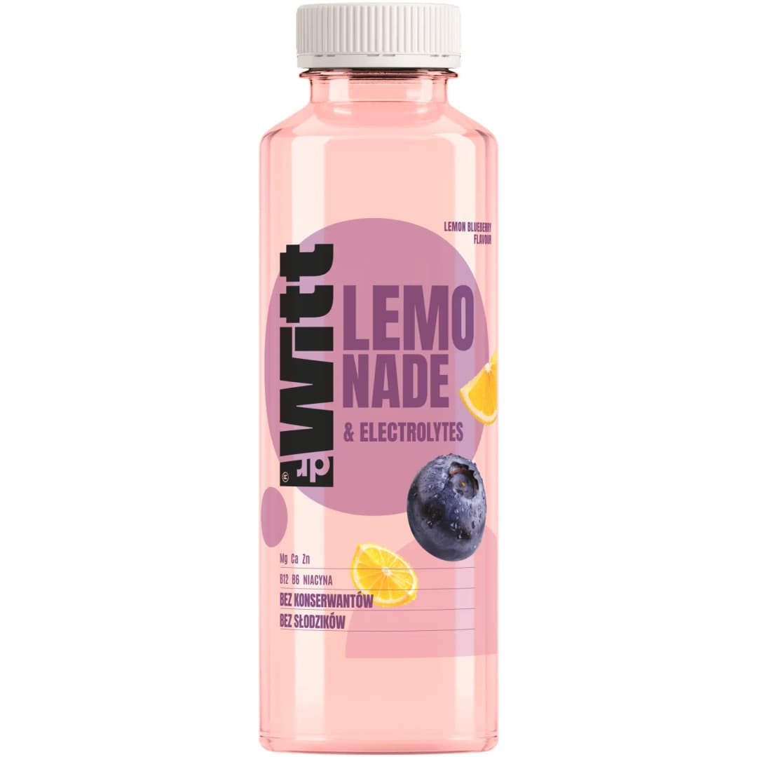 DR WITT Lemoniada z elektrolitami o smaku jagody i cytryny 550 ml