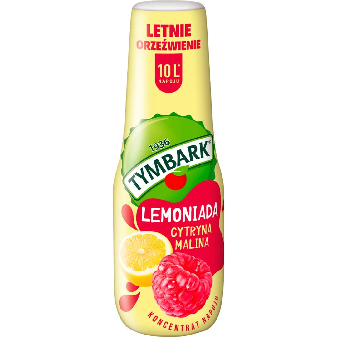 TYMBARK Syrop o smaku cytrynowo-malinowym 500 ml