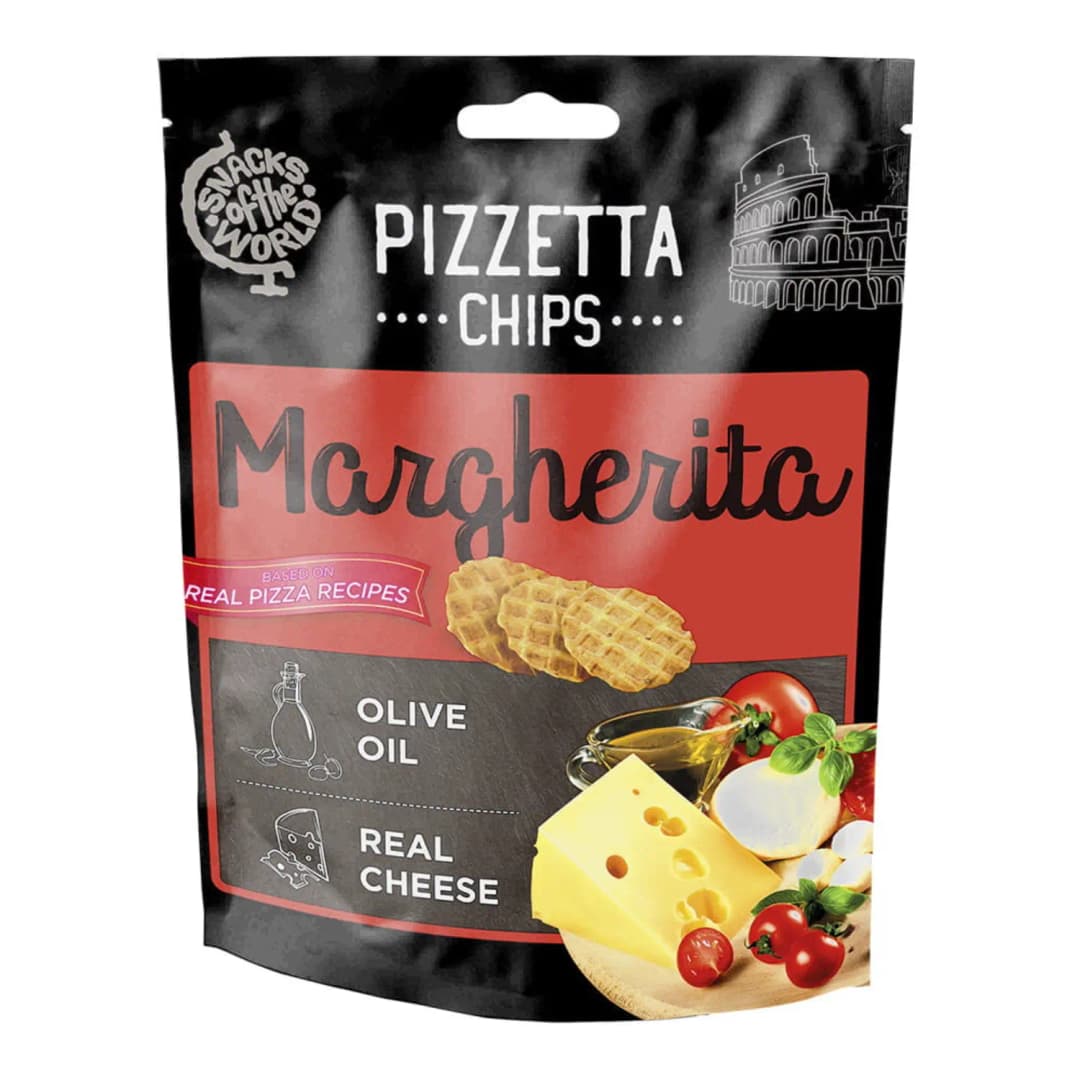 PIZZETTA Chipsy pieczone Margherita 70 g