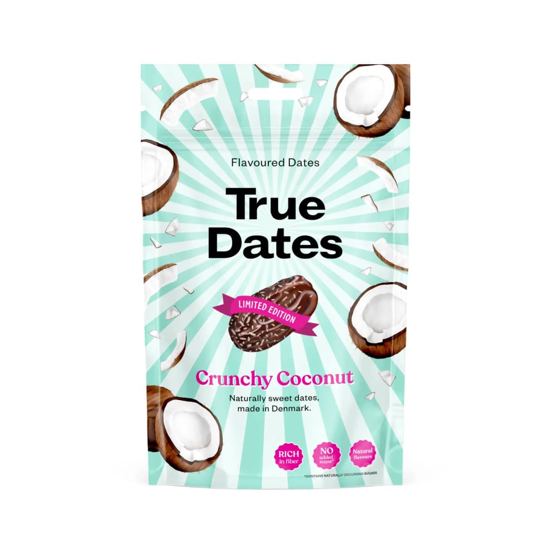 TRUE DATES Daktyle o smaku Crunchy Coconut 100 g