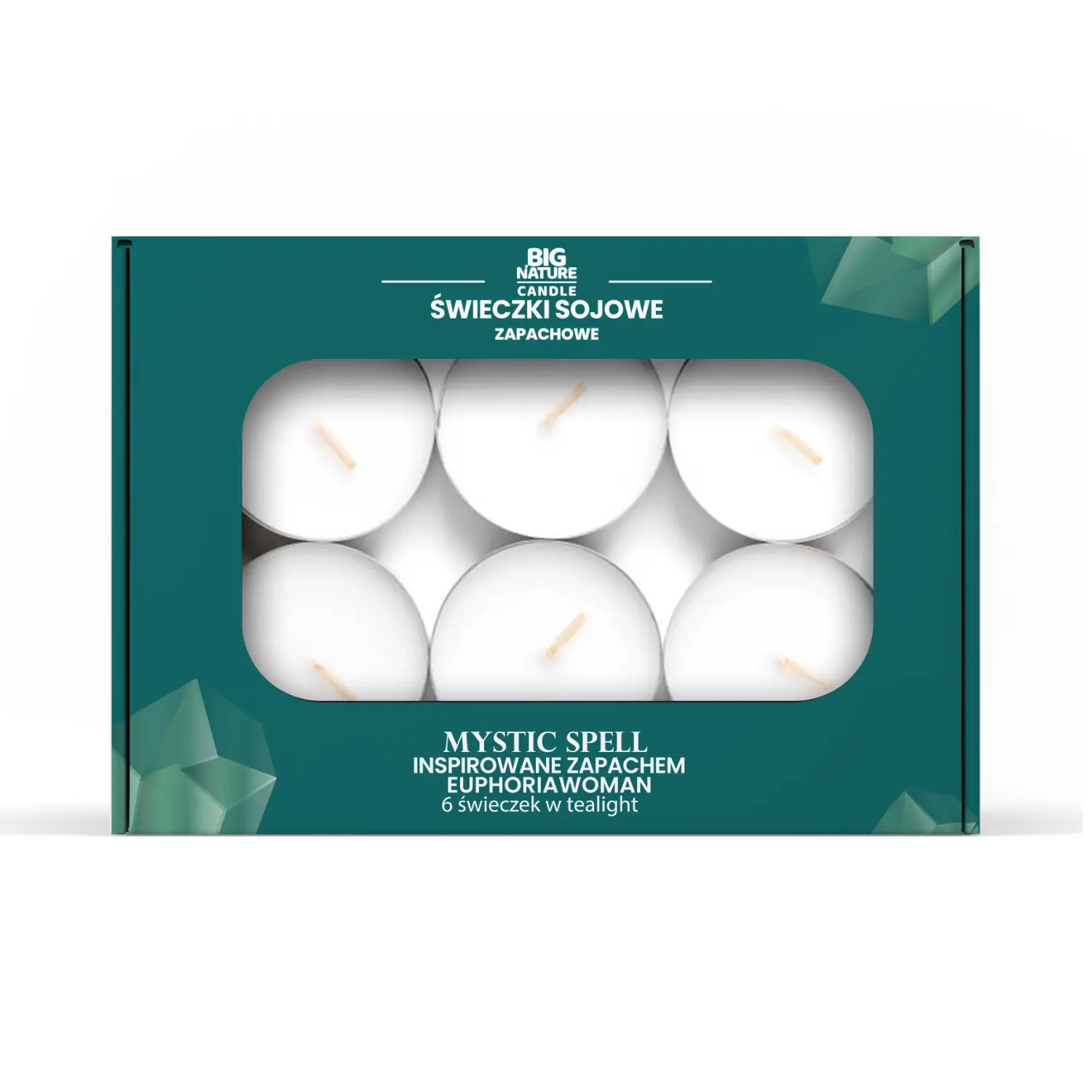 BIG NATURE Świeczki sojowe tealight o zapachu Mystic Spell 60 g