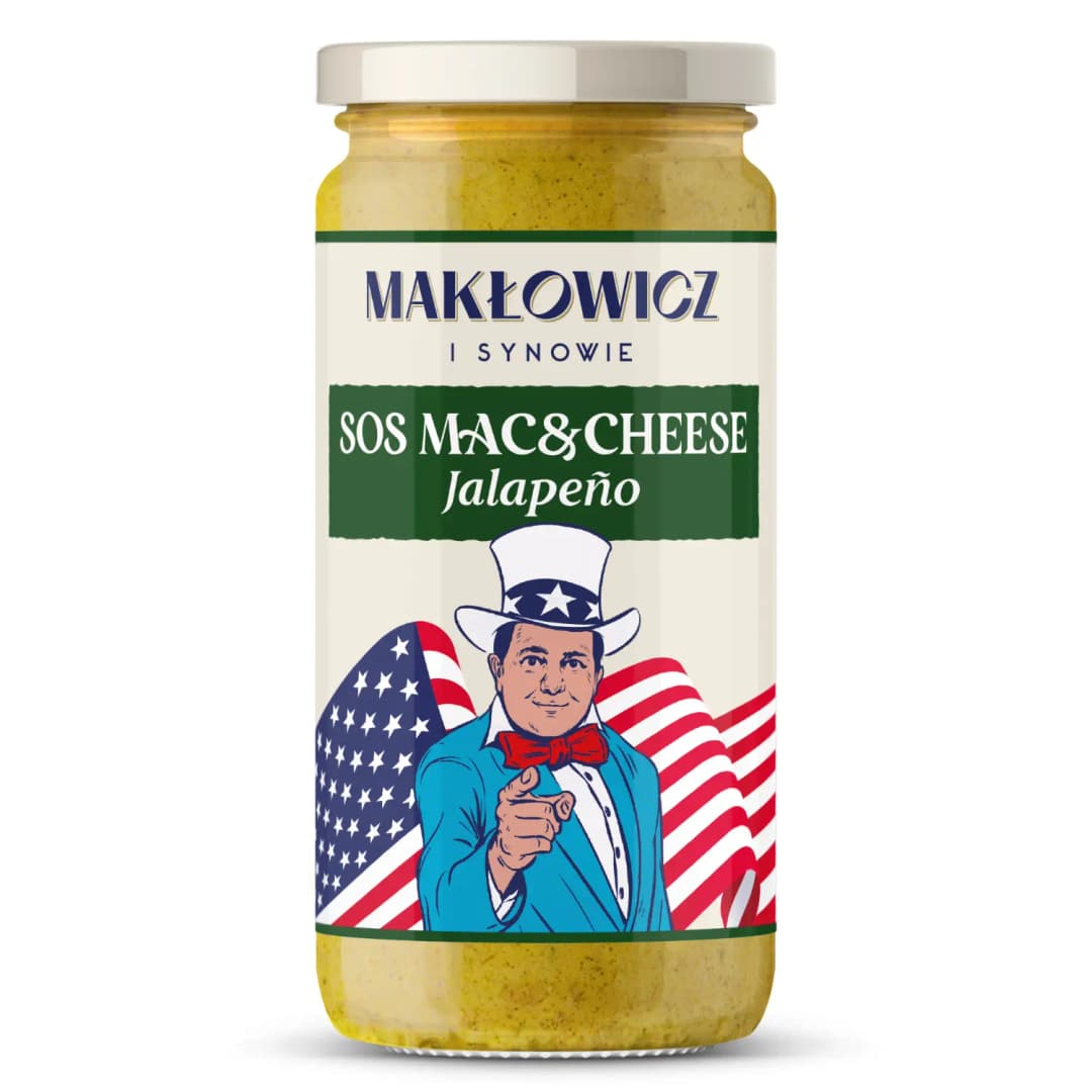 MAKŁOWICZ I SYNOWIE Sos mac&cheese z jalapeño 400 g