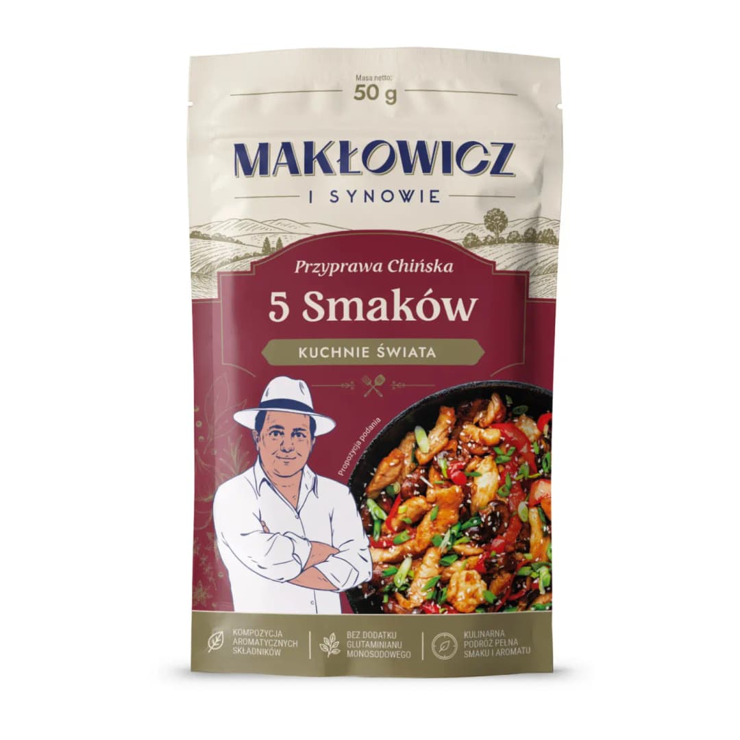 MAKŁOWICZ I SYNOWIE Przyprawa chińska 5 smaków 50 g