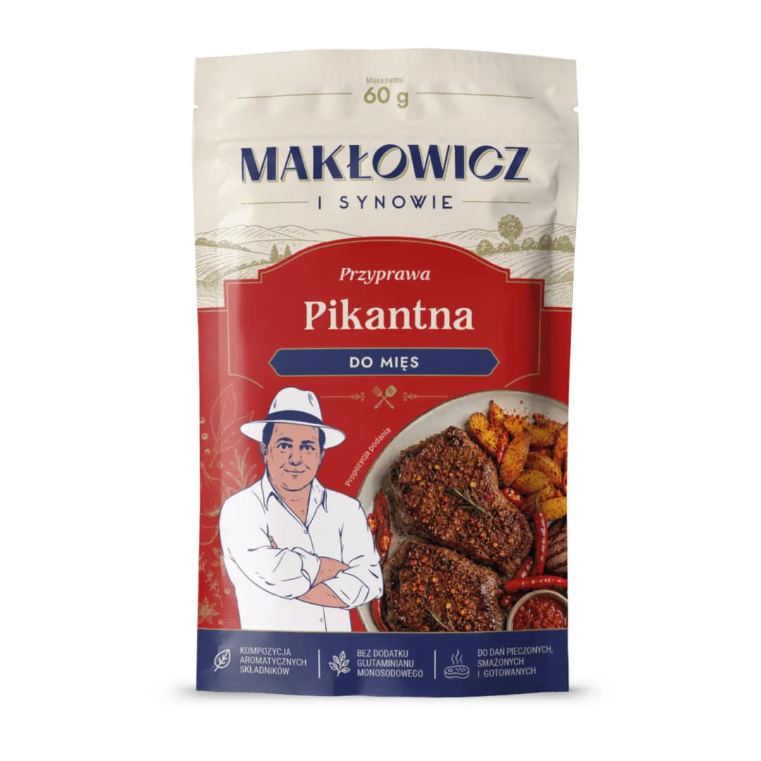 MAKŁOWICZ I SYNOWIE Przyprawa pikantna do mięs 60 g