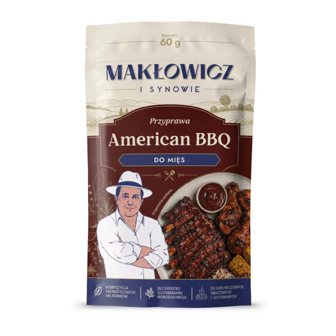 MAKŁOWICZ I SYNOWIE Przyprawa w stylu American BBQ 60 g