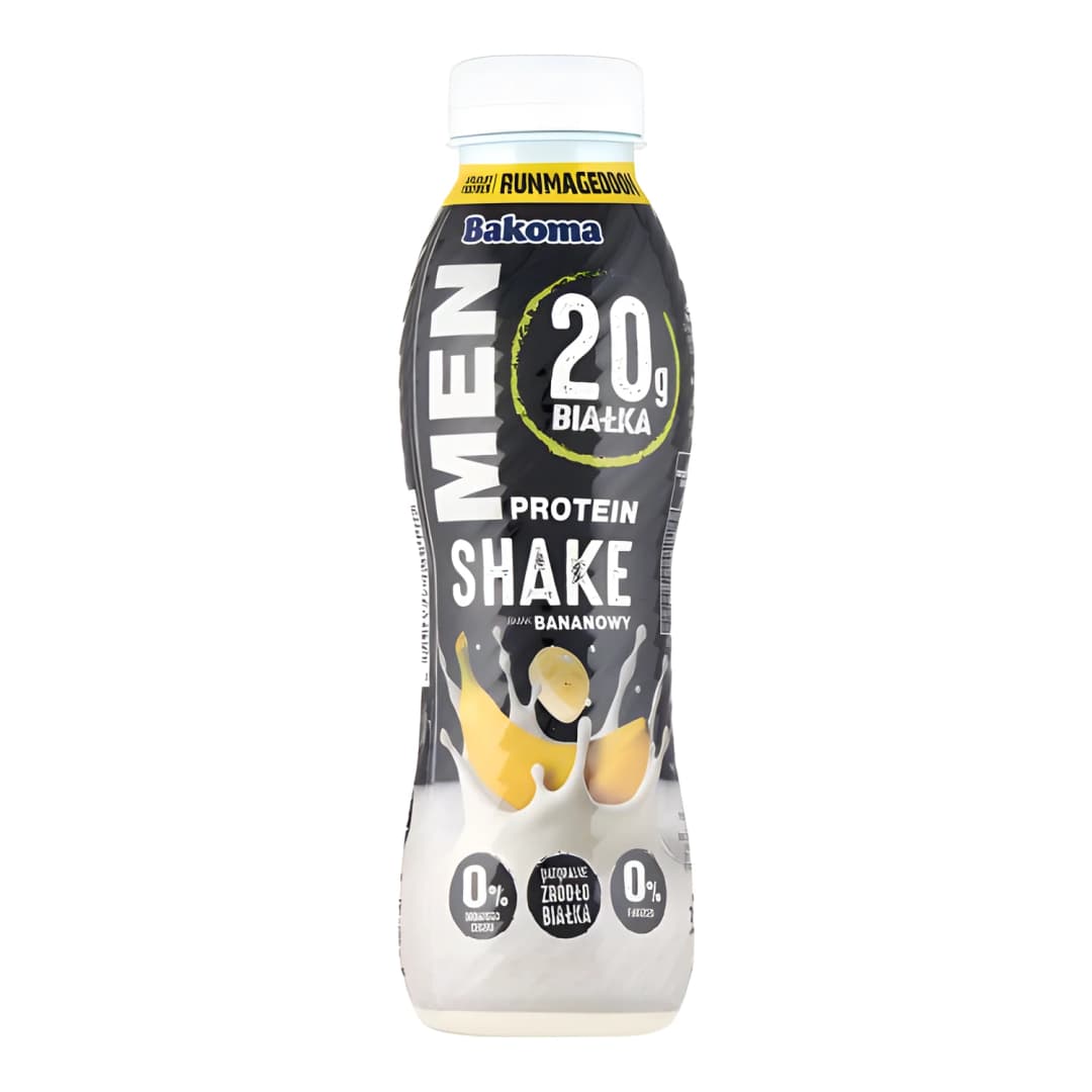 BAKOMA MEN Shake białkowy bananowy 380 g