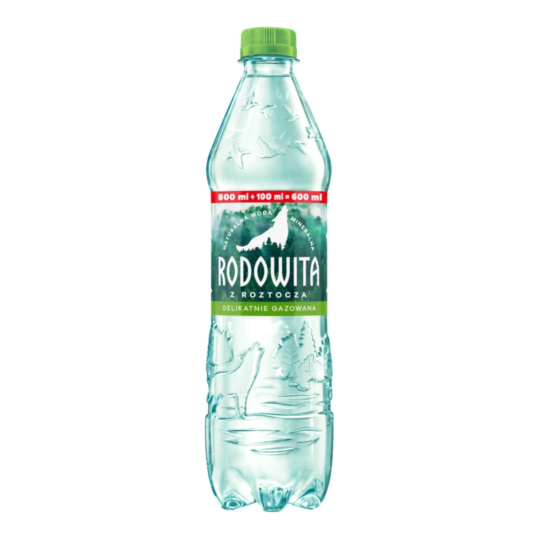 RODOWITA Woda mineralna delikatnie gazowana 600 ml