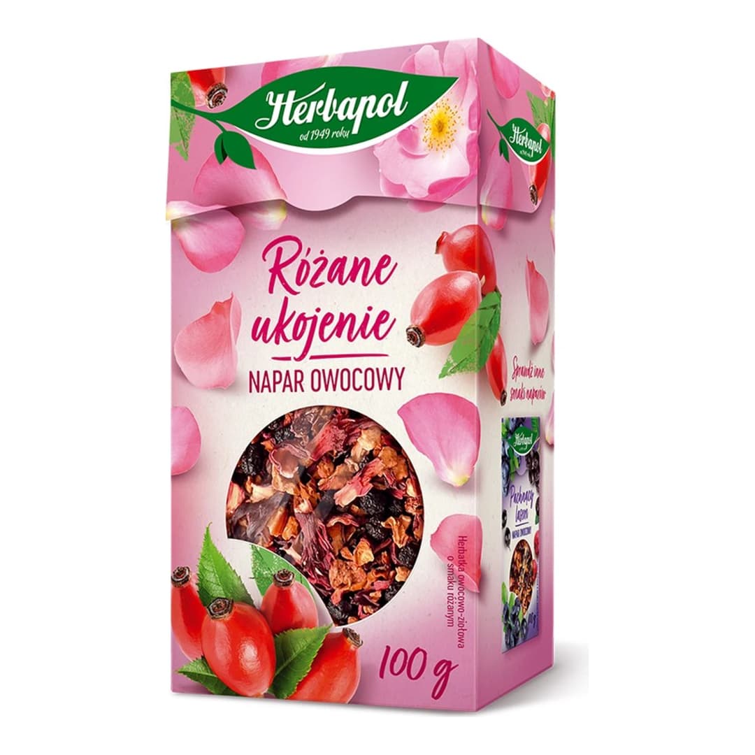 HERBAPOL Napar owocowy sypany różane ukojenie 100 g