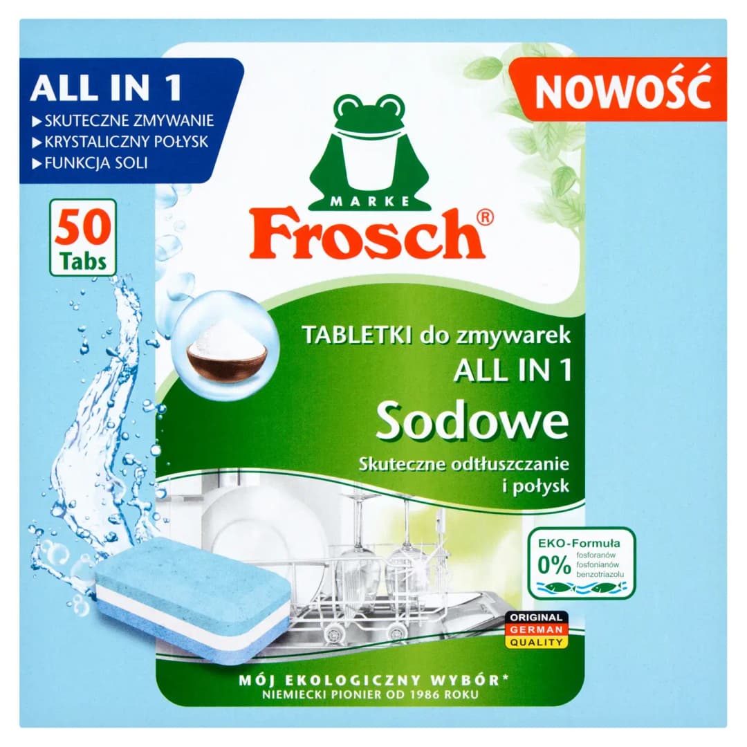 FROSCH Tabletki do zmywarki sodowe 50 szt.