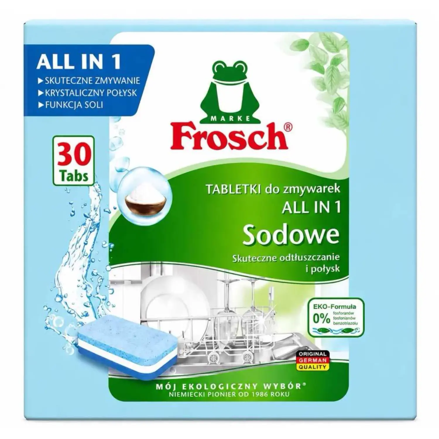 FROSCH Tabletki do zmywarki sodowe 30 szt.