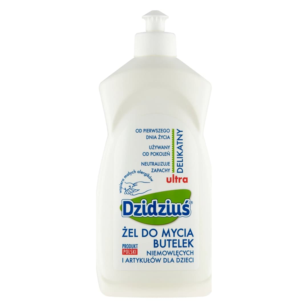 DZIDZIUŚ Żel do mycia butelek i akcesoriów dla dzieci 500 ml