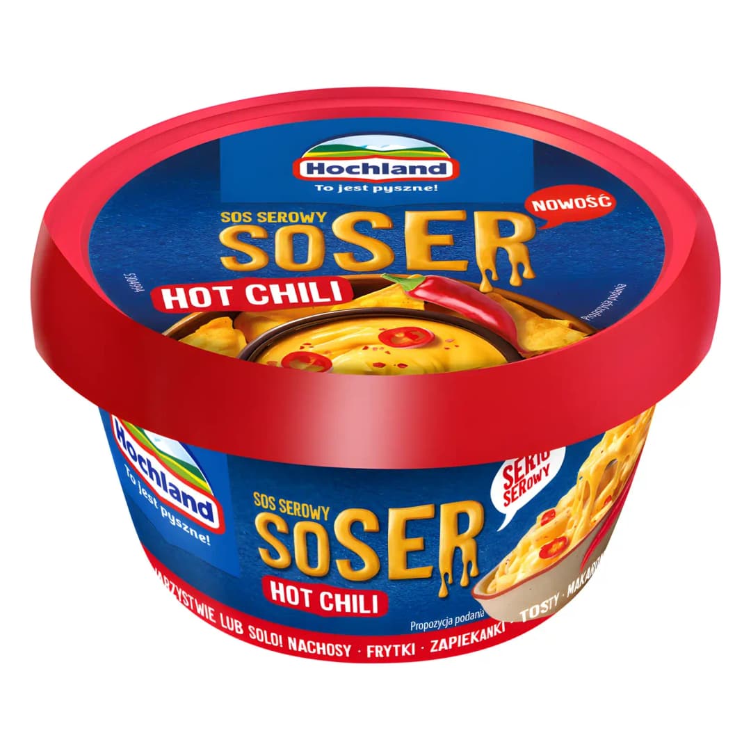HOCHLAND SOSER Sos serowy Hot Chili 175 g