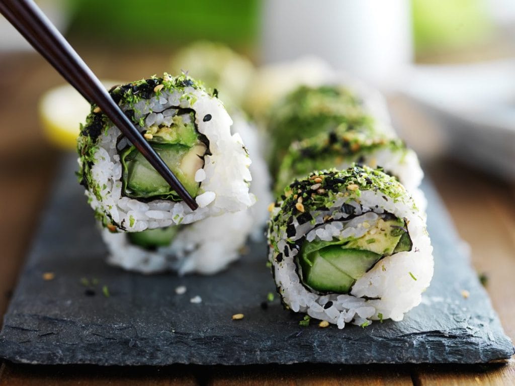 Wegańskie sushi
