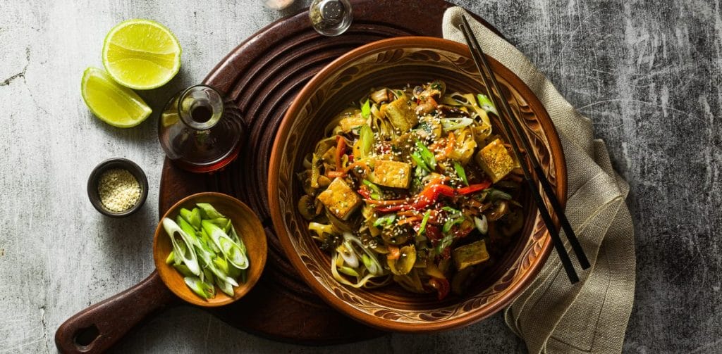 Stir-fry warzywne z tofu
