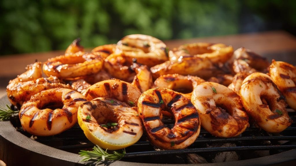3. Grillowane kalmary z przyprawami