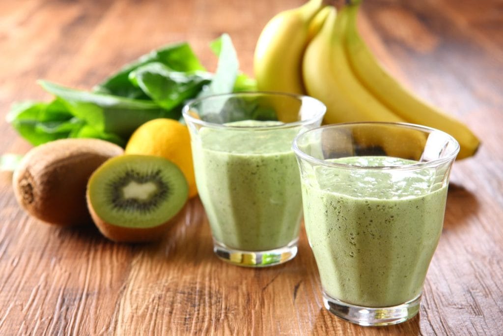 2. Smoothie kiwi-banan