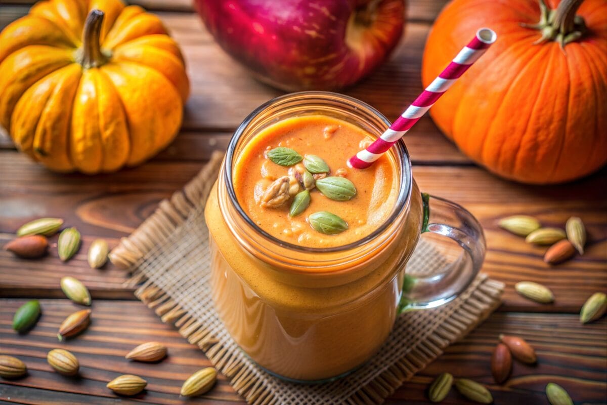 Jesienne smoothie - 10 przepisów na rozgrzewające koktajle z sezonowych owoców i warzyw