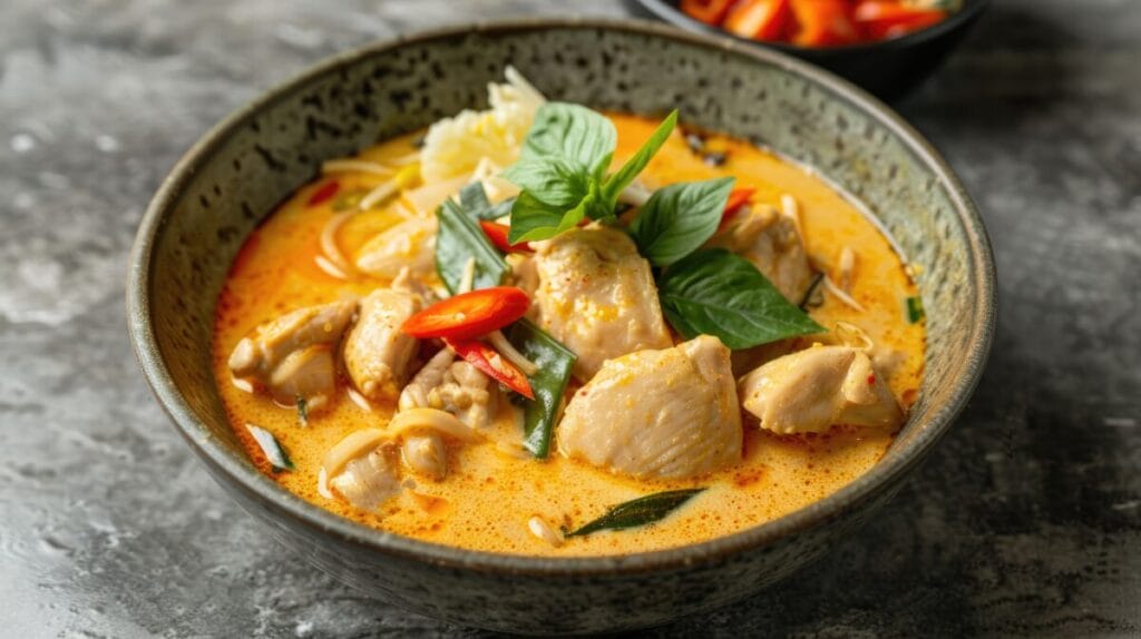 4. Kurczak z Curry i Mlekiem Kokosowym