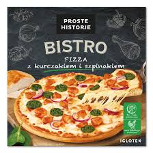 PROSTE HISTORIE BISTRO Pizza z kurczakiem i szpinakiem